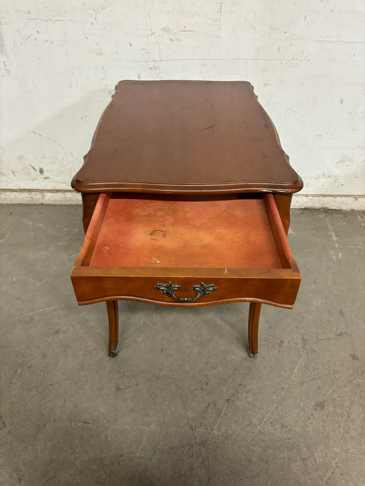 Brown Decorative 1 Drawer Nightstand