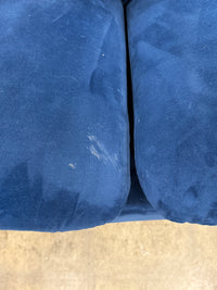 Navy Blue Naomi Velvet 3-Seater Sofa