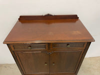 Sturdy Wood Buffet with Brass Hardware