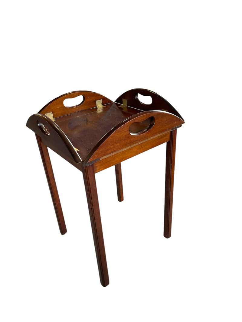 Foldable Solid Wood Side Table