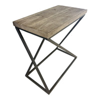 Industrial Asymmetrical Side Table