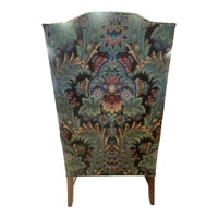 Forest Tapestry Wing Chair