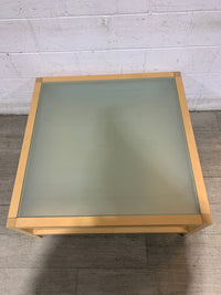 Frosted Glasstop Table