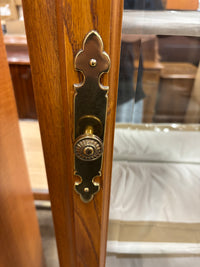 Tall Wooden Curio Cabinet