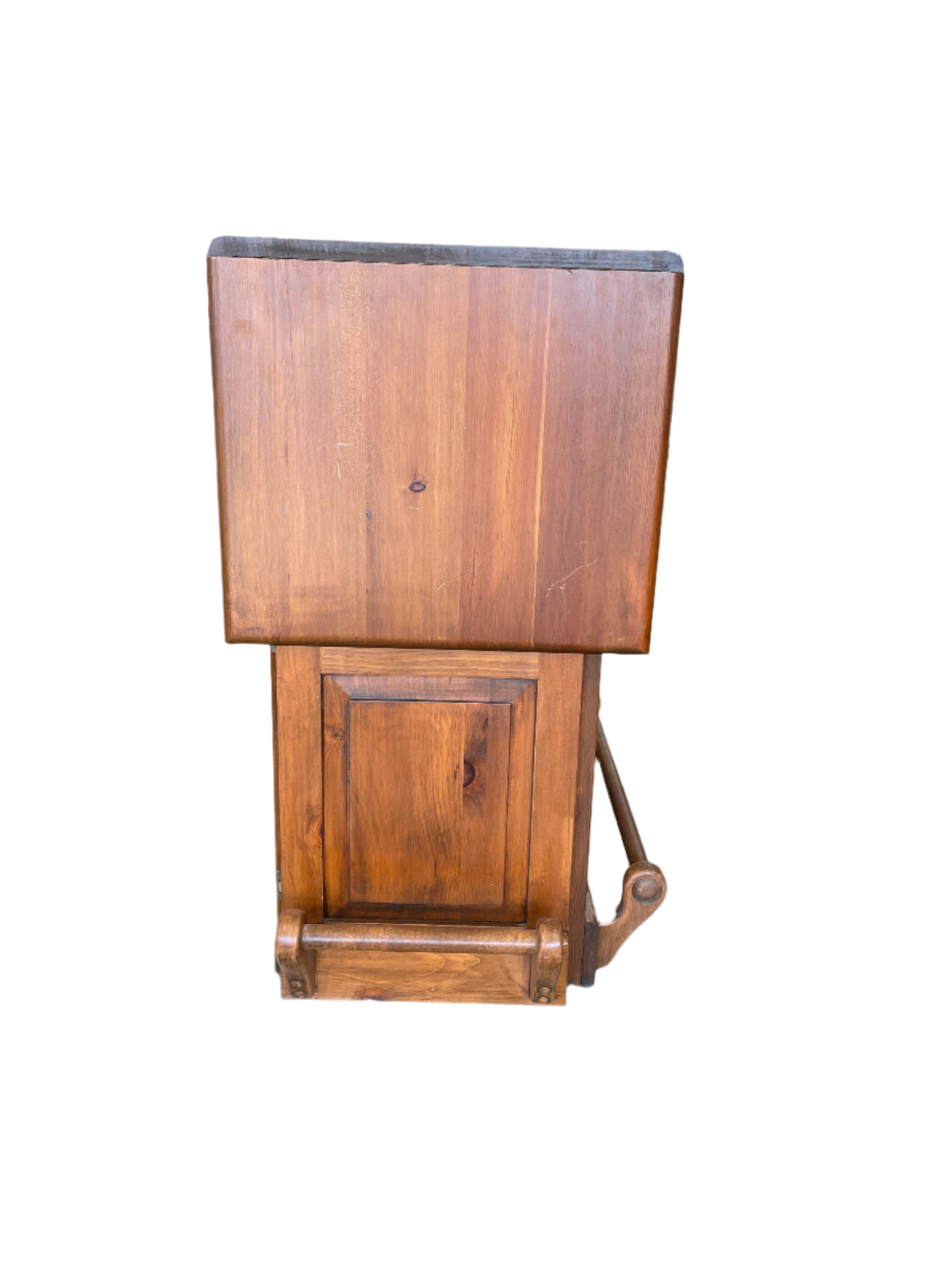 Solid Wood Portable Liquor Cabinet/Bar