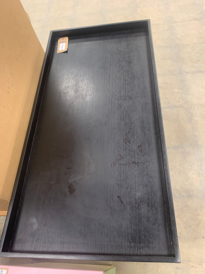 Wooden Coffee Table With Metal Legs