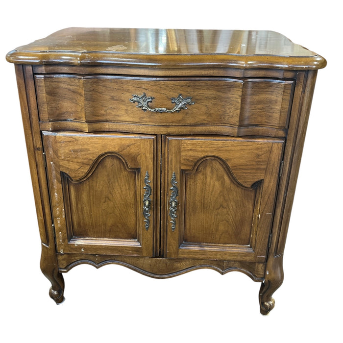 WHITE Provincial Night Stand
