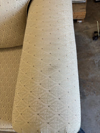 Vintage-Style Wood Frame Sofa