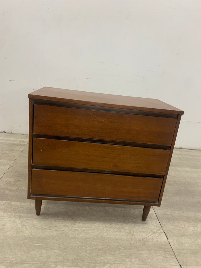 Vintage Wooden 3 Drawer Dresser