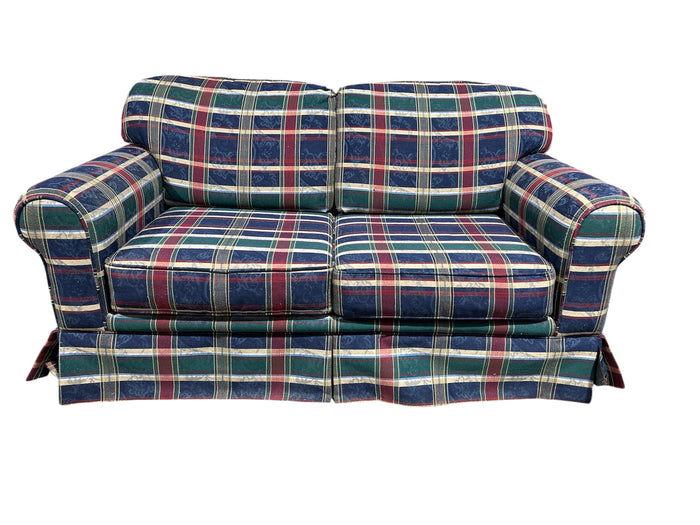 Plaid Sofa - Love seat