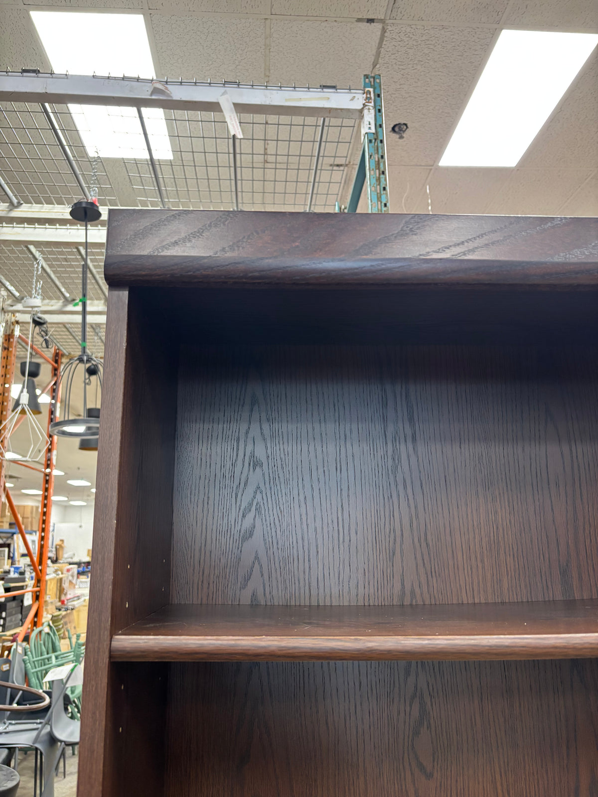 Dark Brown Bookshelf