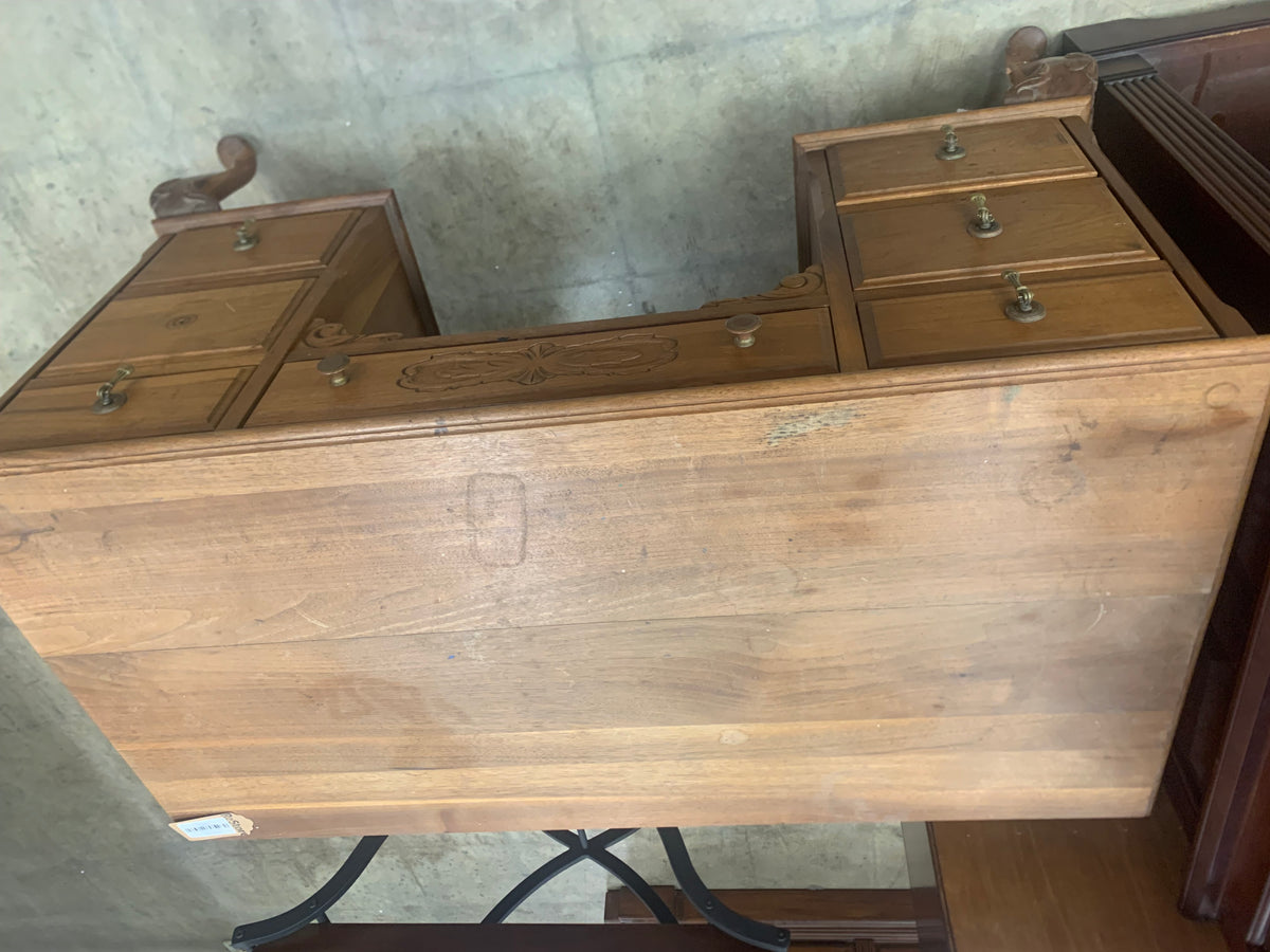 7 Drawer Wooden Desk