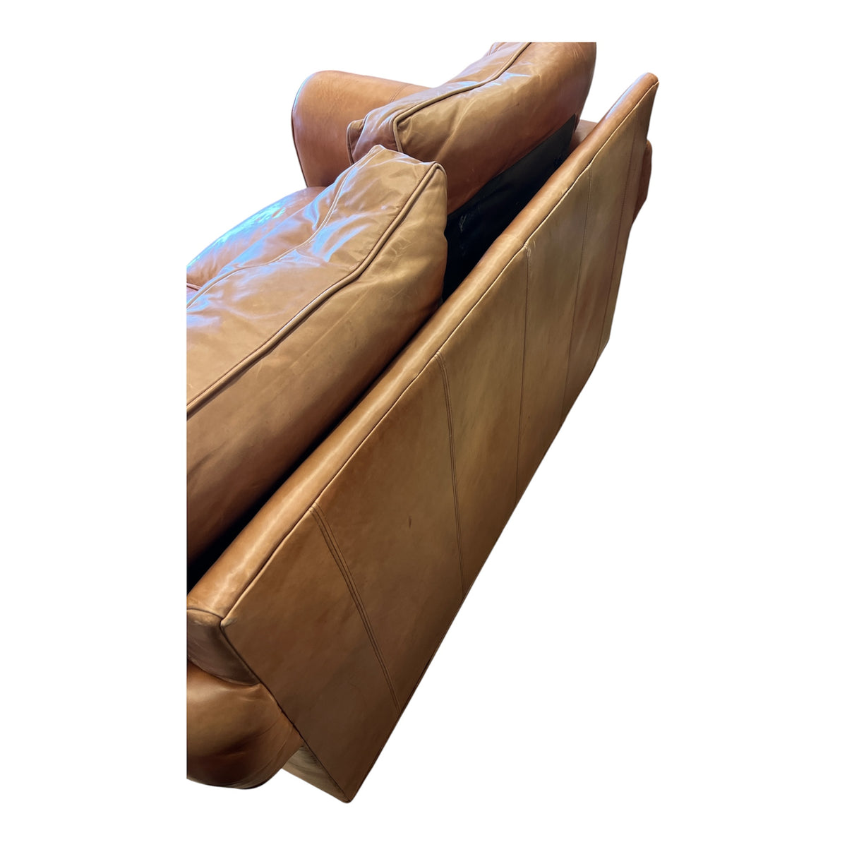Top Grain Leather Loveseat