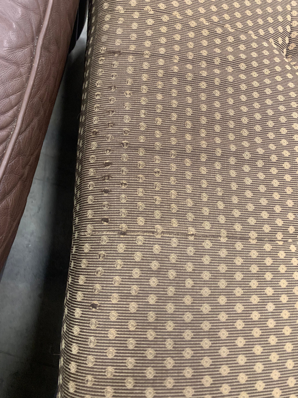 Dot Pattern Storage Ottoman