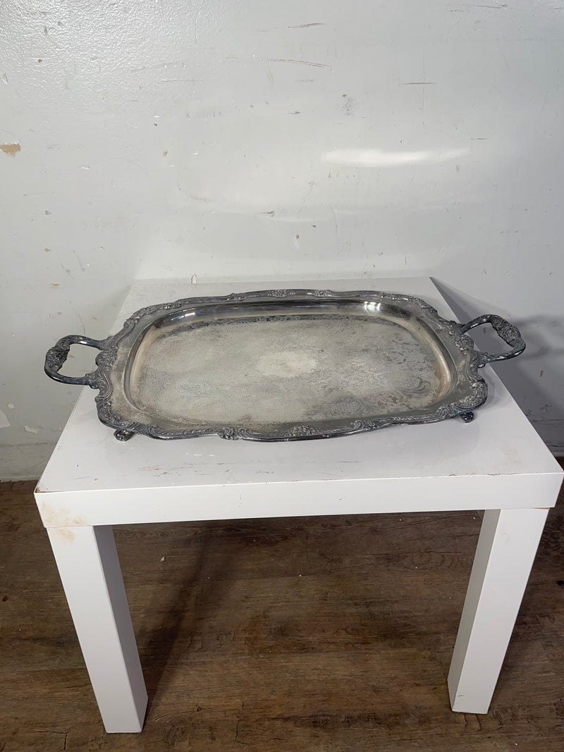 Silver Plated Rectangular Tray
