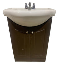 Vanity with Oval Sink