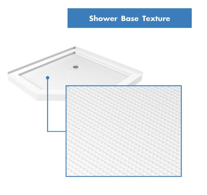DreamLine SlimLine Acrylic Corner Shower Base Pan (White)