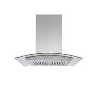 Hauslane 36-Inch Glass Canopy Convertible Island Range Hood