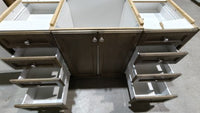 58" Bathroom Vanity with Granite Top