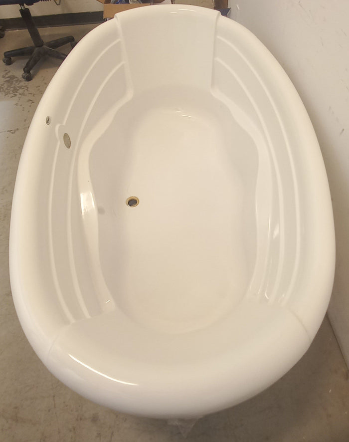 71-inch White Bathtub