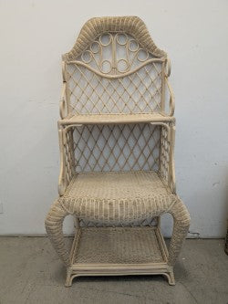 Rattan/Wicker Shelving Unit