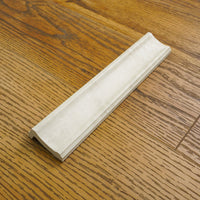 5x25cm Porcelain Trims / Skirting Tiles in Florence Bianco White