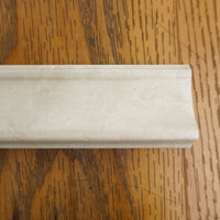 5x25cm Porcelain Trims / Skirting Tiles in Florence Bianco White