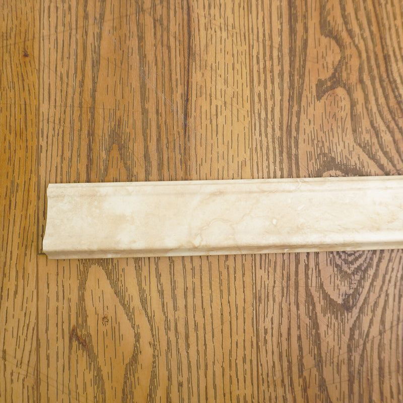 5x25cm Porcelain Trims / Skirting Tiles in Florence Noce Beige
