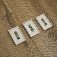 5x7.5-cm Ceramic Decorative Wall Tiles/Insert - Beige (Pack of 3)