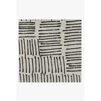 5x7-ft Thalia Flatwoven Rug in Black & White