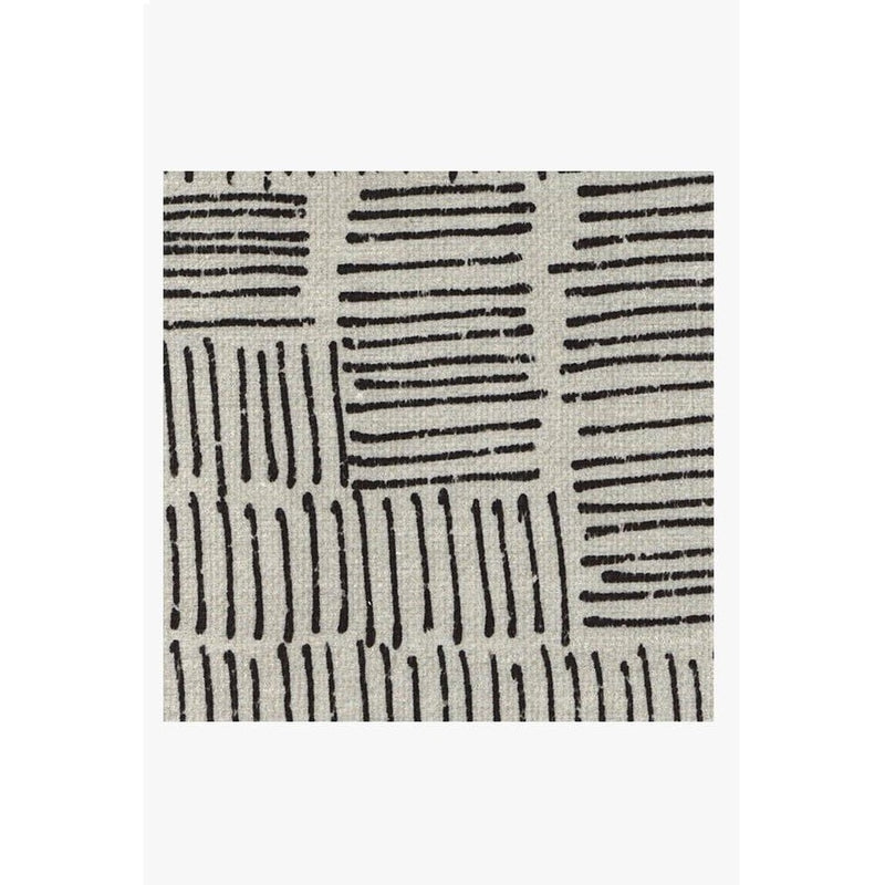 5x7-ft Thalia Flatwoven Rug in Black & White