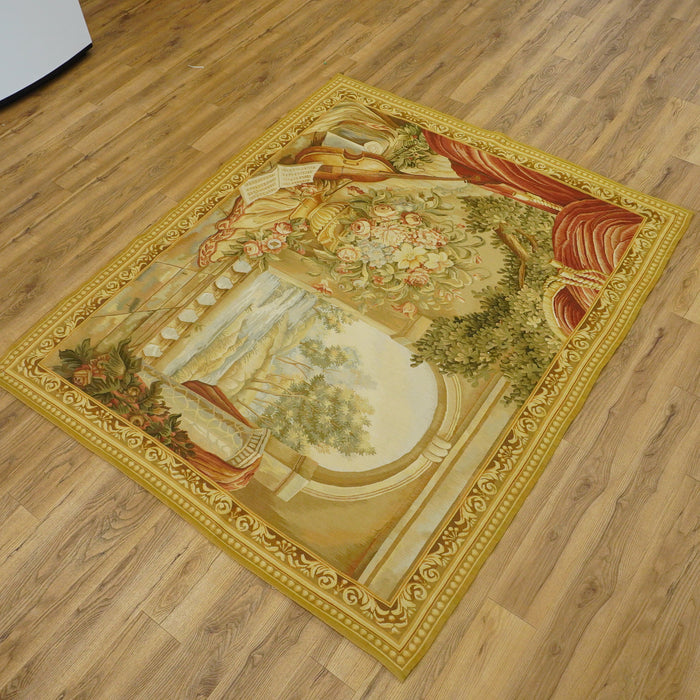 5x8-ft Handwoven Tapestry - Cadence in Thread