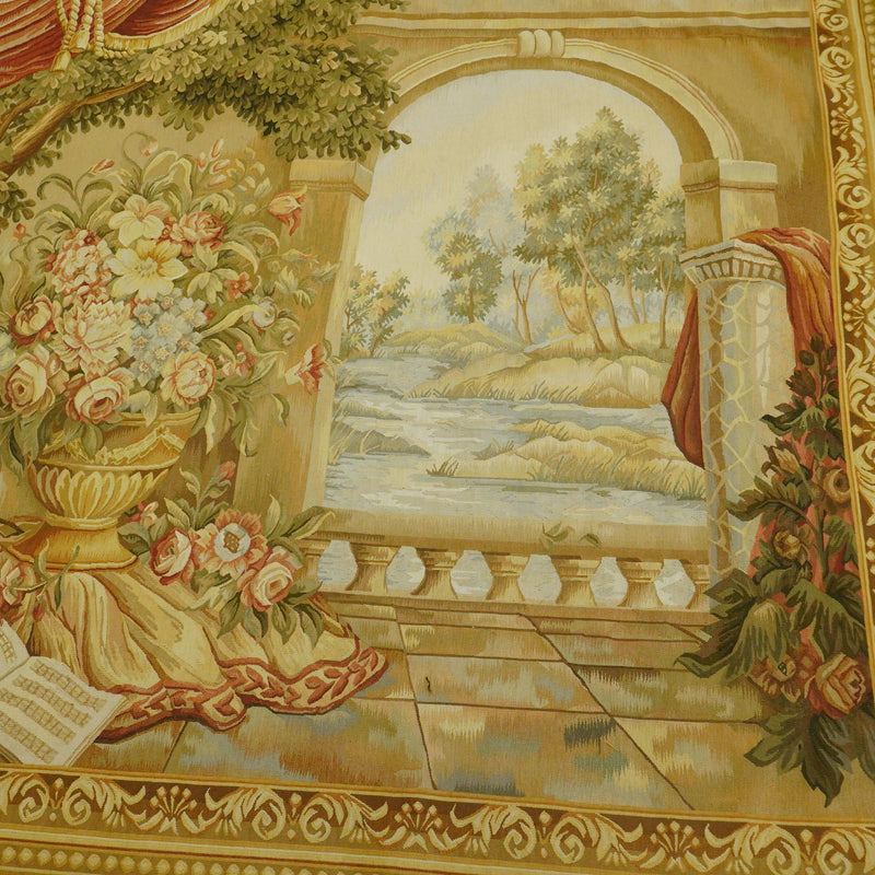 5x8-ft Handwoven Tapestry - Cadence in Thread