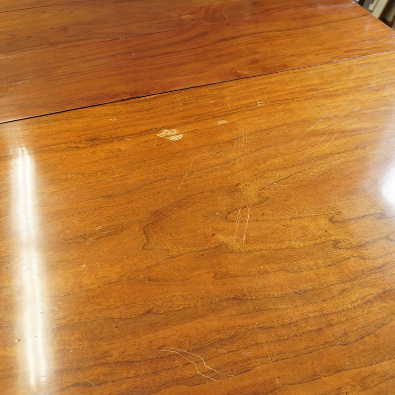 6-Chair Vintage Style Wooden Dining Set in Walnut