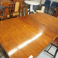 6-Chair Vintage Style Wooden Dining Set in Walnut