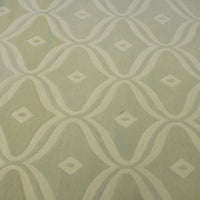6x9-ft Organic Weave Carpet, Wool & Cotton, Off White