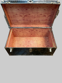 Black Steamer Trunk