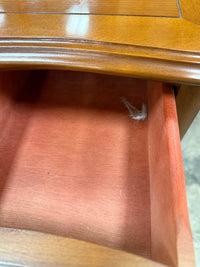 French Provincial Mahogany Brown Writing Desk