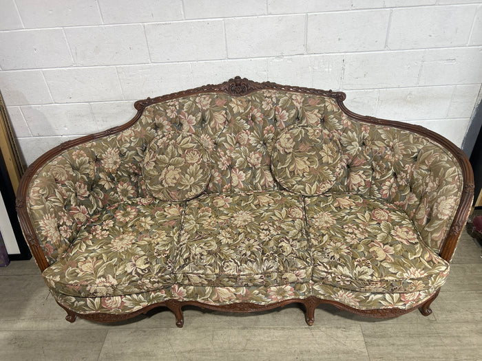 Traditional Floral Sofa