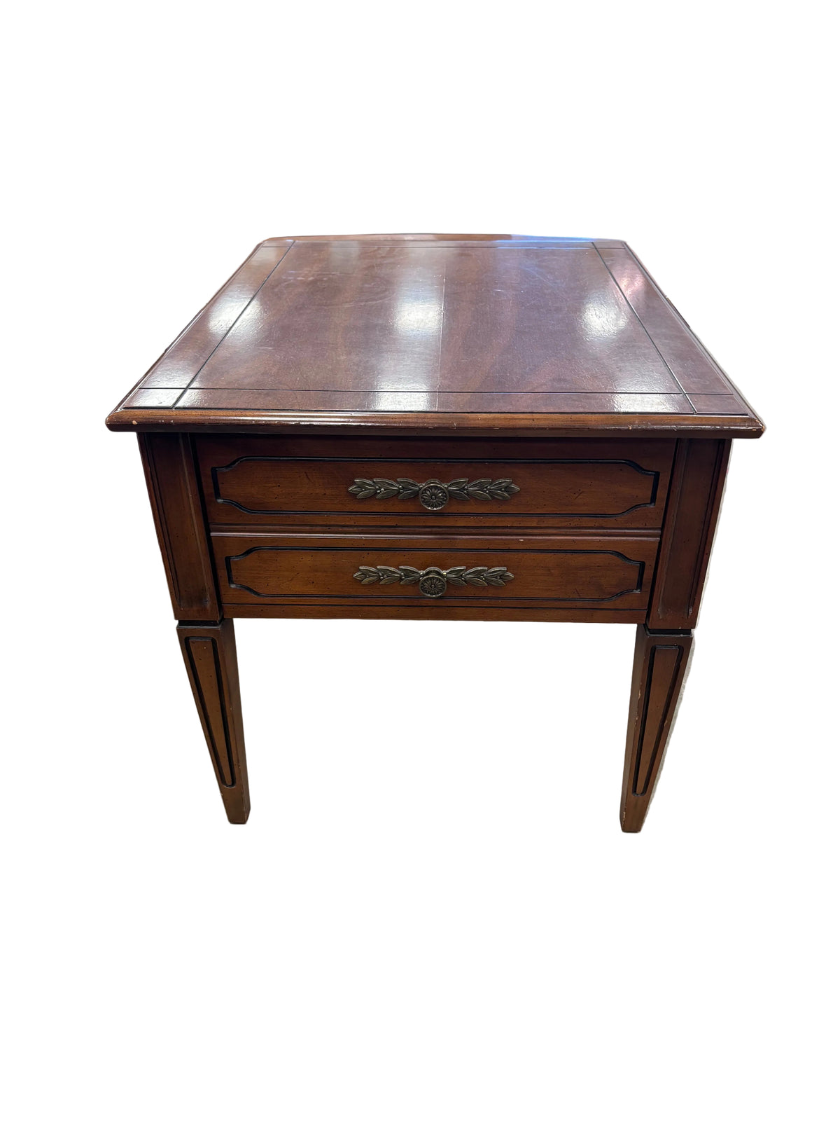 Traditional Wooden End Table
