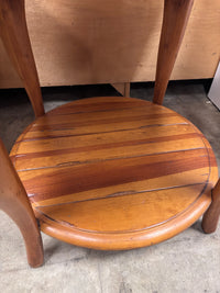 Round Wooden End Table