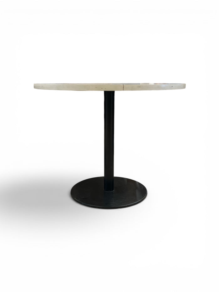 White Round Pedestal Dining Table
