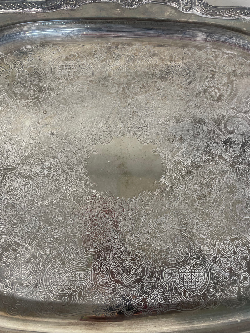 Silver Plated Rectangular Tray