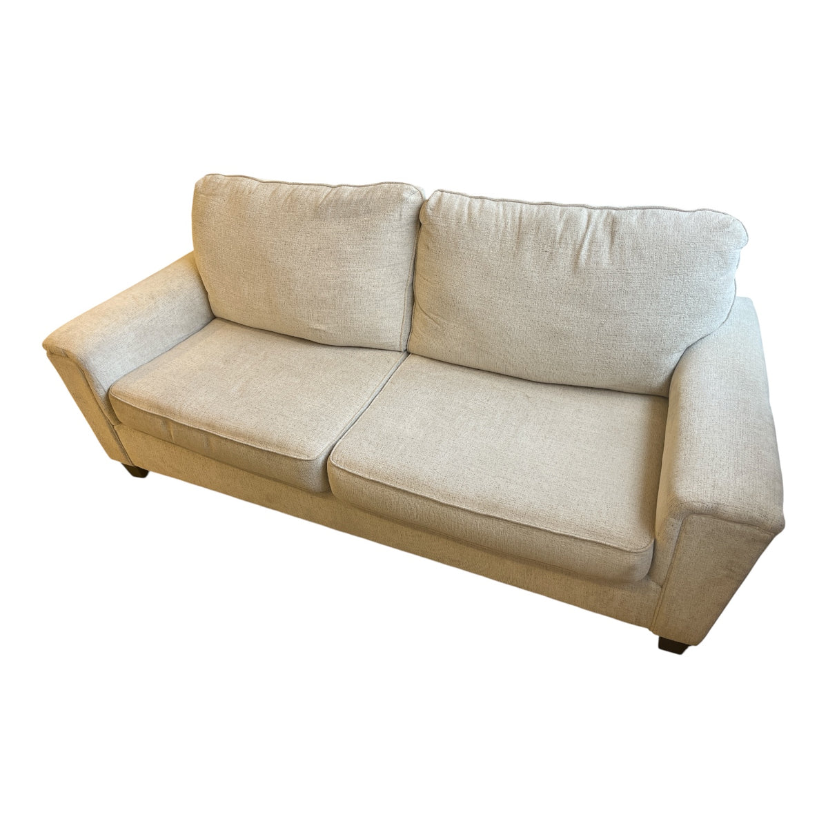 Chenille Two-Seater Loveseat