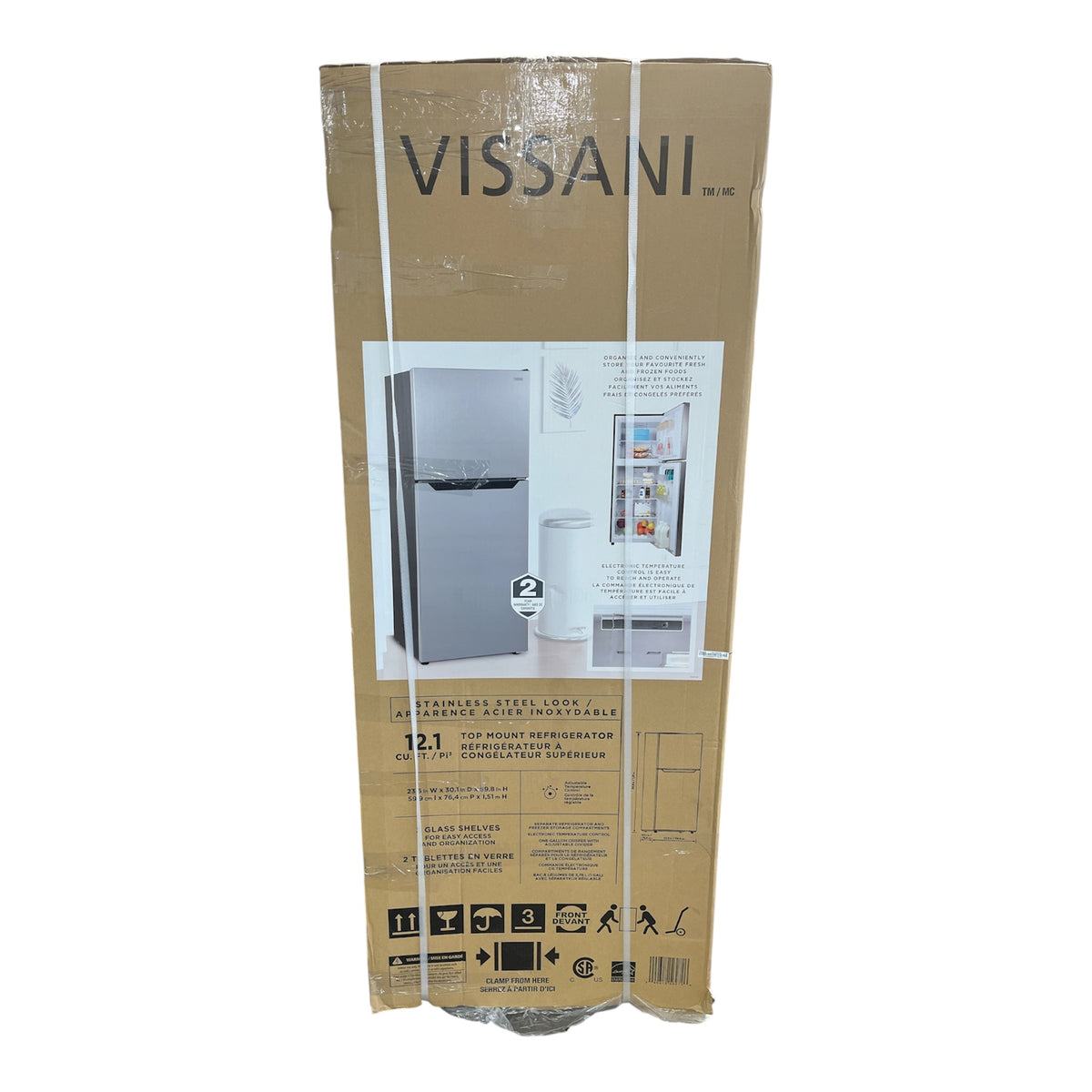Vissani Top Refrigerator