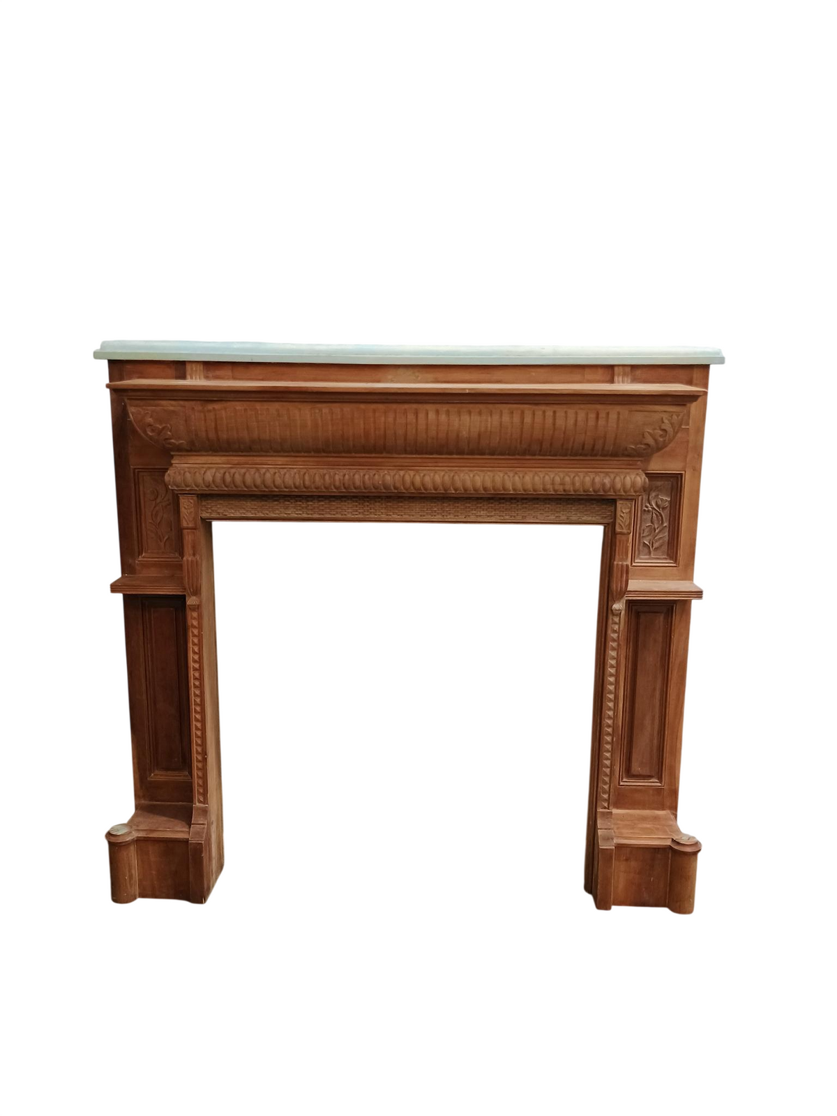 Solid Wood Mantel in Brown