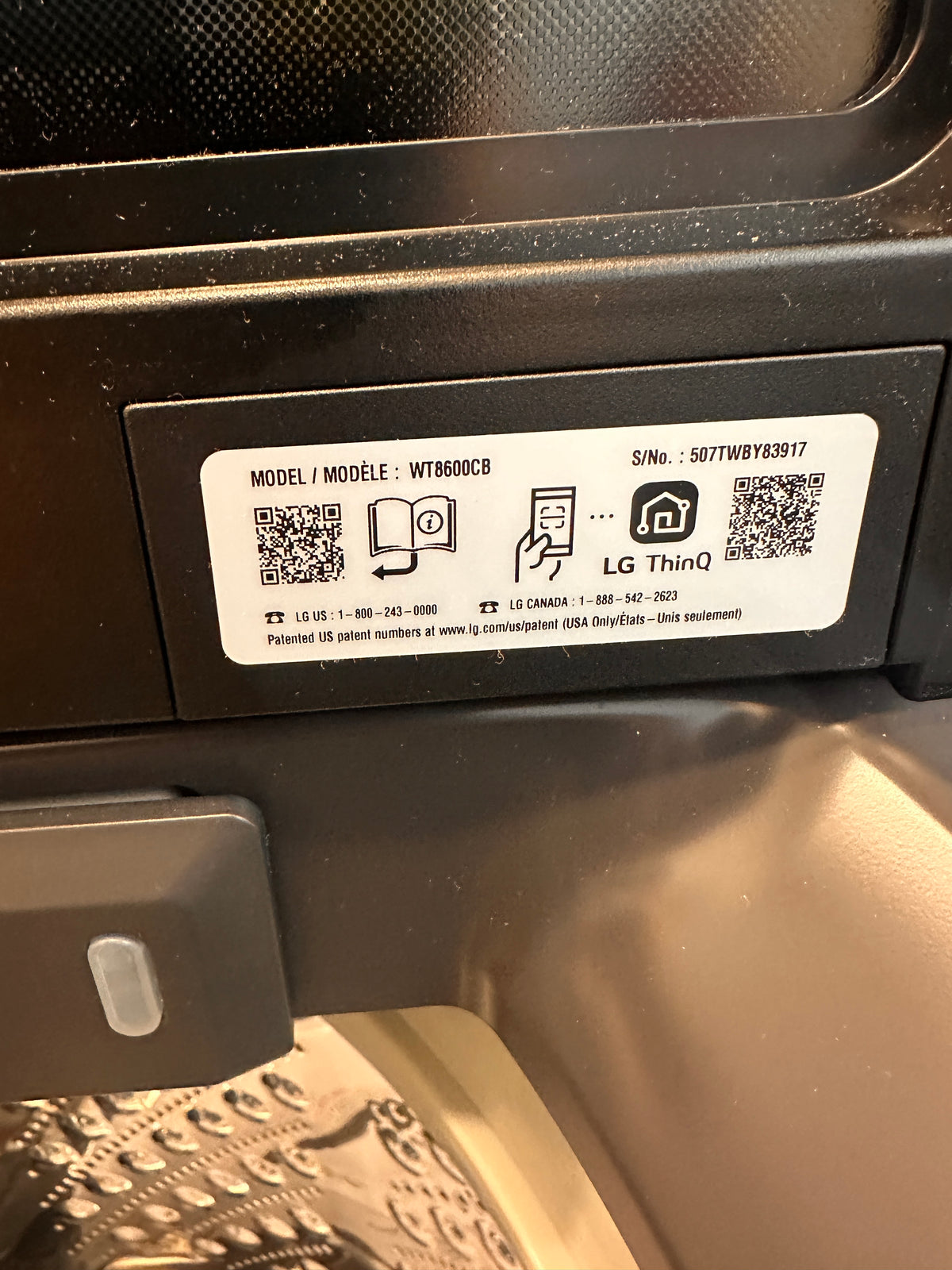 6.3 cu. ft. Top Load Washer