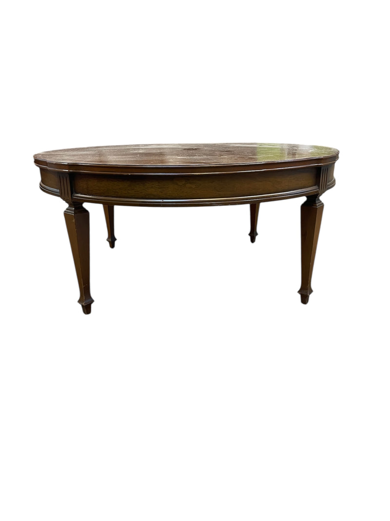 Solid Wood Round Coffee Table