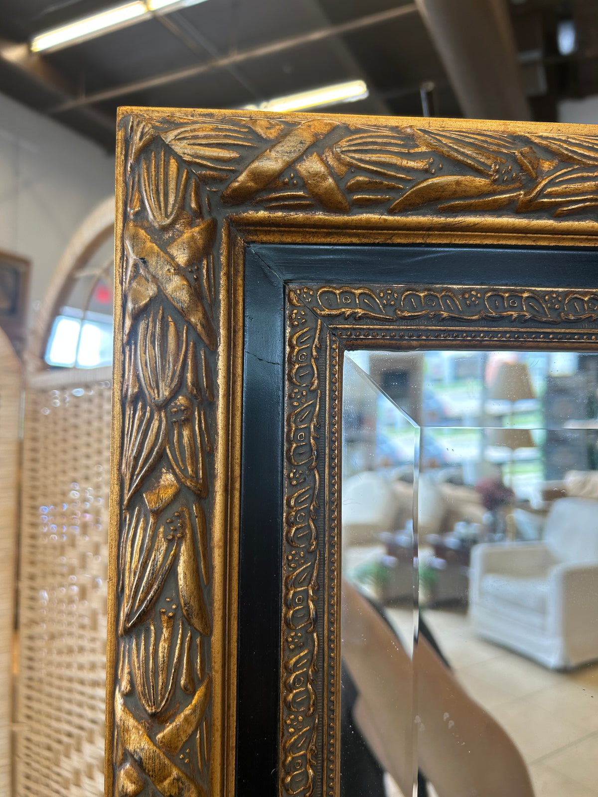 Cleo Antique Full-length Floor Mirror