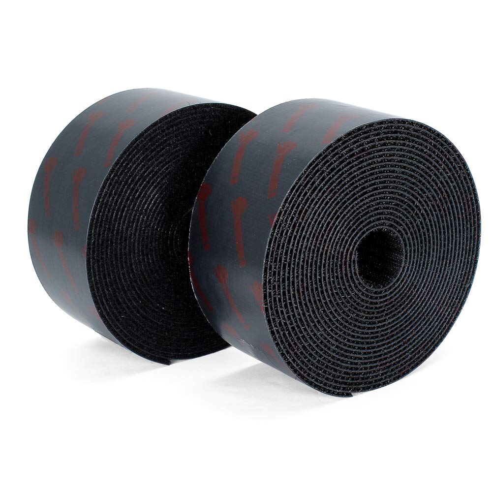 2 Inch Stronghold - Hook and Loop Strip - Adhesive Backing - Fastener Tape - 5 Yard Set